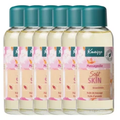 6x Kneipp Massageolie Soft Skin Amandelbloesem 100 ml