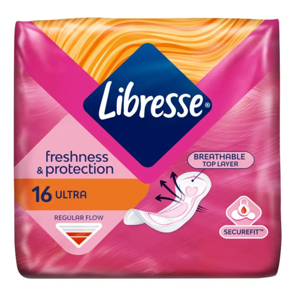 16x Libresse Ultra Regular Maandverband 16 stuks