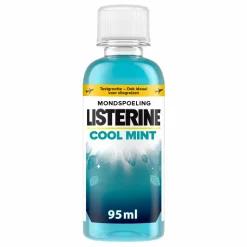 3x Listerine Mondwater Cool Mint Reisverpakking 95 ml