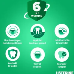 3x Listerine Mondwater Total Care Tandvleesbescherming 500 ml