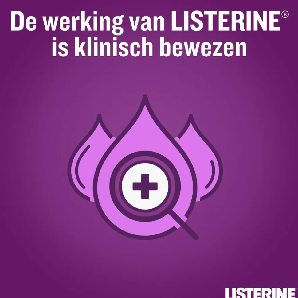 3x Listerine Mondwater Total Care Tandbescherming 500 ml