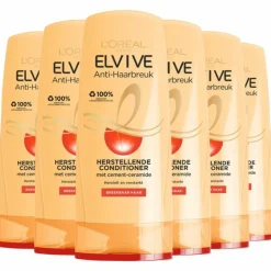 6x L'Oréal Elvive Anti-Haarbreuk Conditioner 200 ml