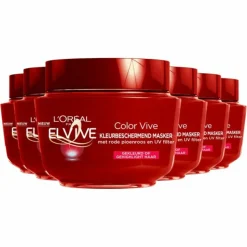 6x L'Oréal Elvive Color Vive Haarmasker 300 ml