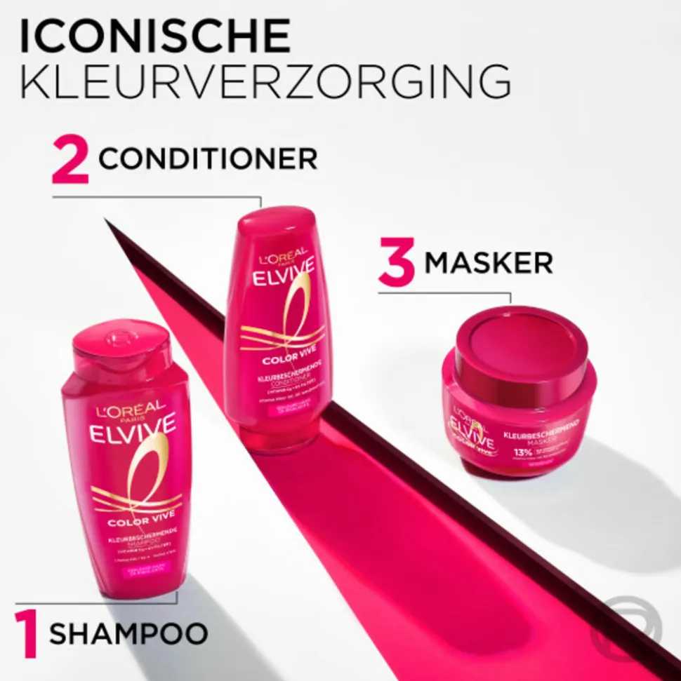6x L'Oréal Elvive Color Vive Shampoo 250 ml