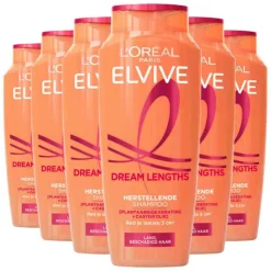 6x L'Oréal Elvive Dream Lengths Shampoo 250 ml