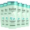 6x L'Oréal Elvive Extraordinary Clay Shampoo 250 ml