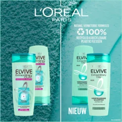 6x L'Oréal Elvive Extraordinary Clay Shampoo 250 ml