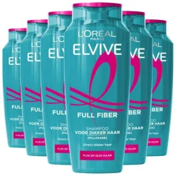 6x L'Oréal Elvive Full Fiber Shampoo 250 ml
