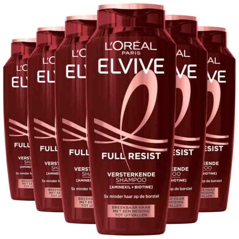 6x L'Oréal Elvive Full Resist Shampoo 250 ml