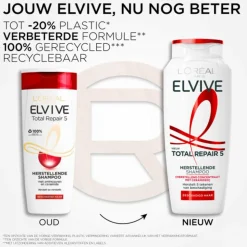 6x L'Oréal Elvive Total Repair 5 Shampoo 250 ml
