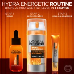 6x L'Oréal Men Expert Hydra Energetic Hydraterende Dagcrème 100 ml