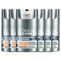 6x L'Oréal Men Expert Magnesium Defence Dagcrème 50 ml