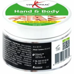 2x Lucovitaal Hand en Body Crème Echinacea & Aloë Vera 250 ml