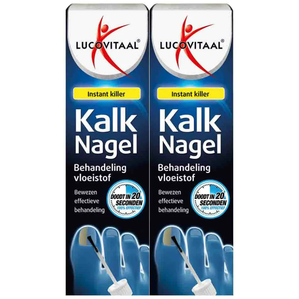 2x Lucovitaal Kalknagel Behandeling Vloeistof 10 ml