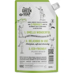 6x Marcel's Green Soap Handzeep Tonka & Muguet Navul Stazak 500 ml