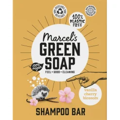 3x Marcel's Green Soap Shampoobar Vanilla & Cherry Blossom 90 gr