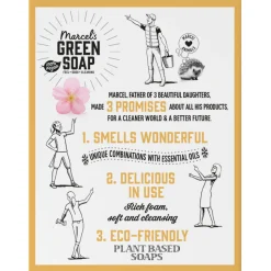 3x Marcel's Green Soap Shampoobar Vanilla & Cherry Blossom 90 gr