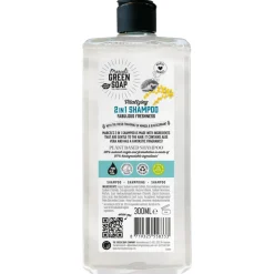 6x Marcel's Green Soap Shampoo & Conditioner 2 in 1 Mimosa & Black Currant 300 ml