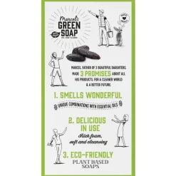 6x Marcel's Green Soap Showerbar Tonka & Muguet 150 gr