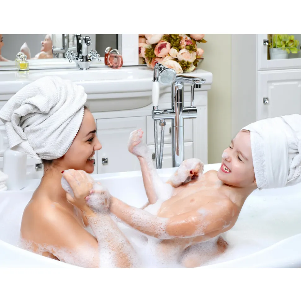 4x Melkmeisje Bad en Douche Crème Honing 1000 ml