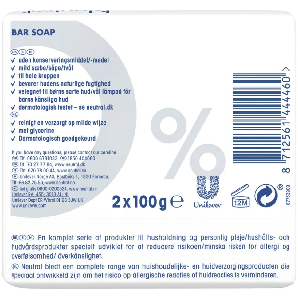 12x Neutral Zeeptablet 2 x 100 gr