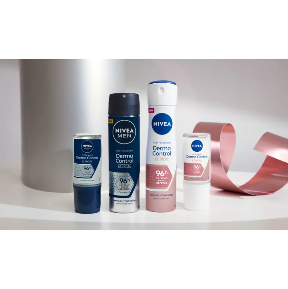 6x NIVEA Anti- Transpirant Roller Derma Dry Control 50 ml