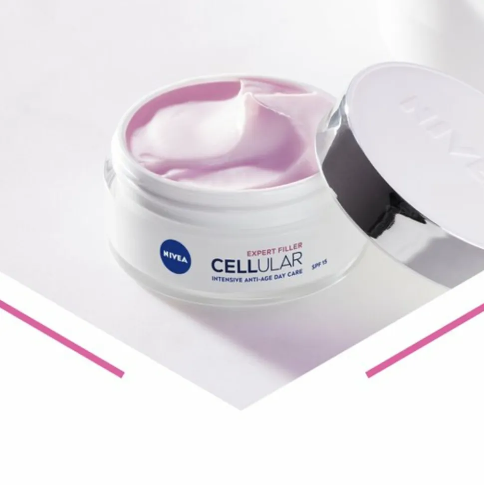 3x NIVEA Cellular Filler Dagcrème Anti-Age SPF 15 50 ml