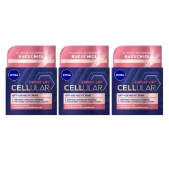3x NIVEA Cellular Filler Nachtcrème Elasticity 50 ml