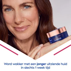 3x NIVEA Cellular Filler Nachtcrème Elasticity 50 ml