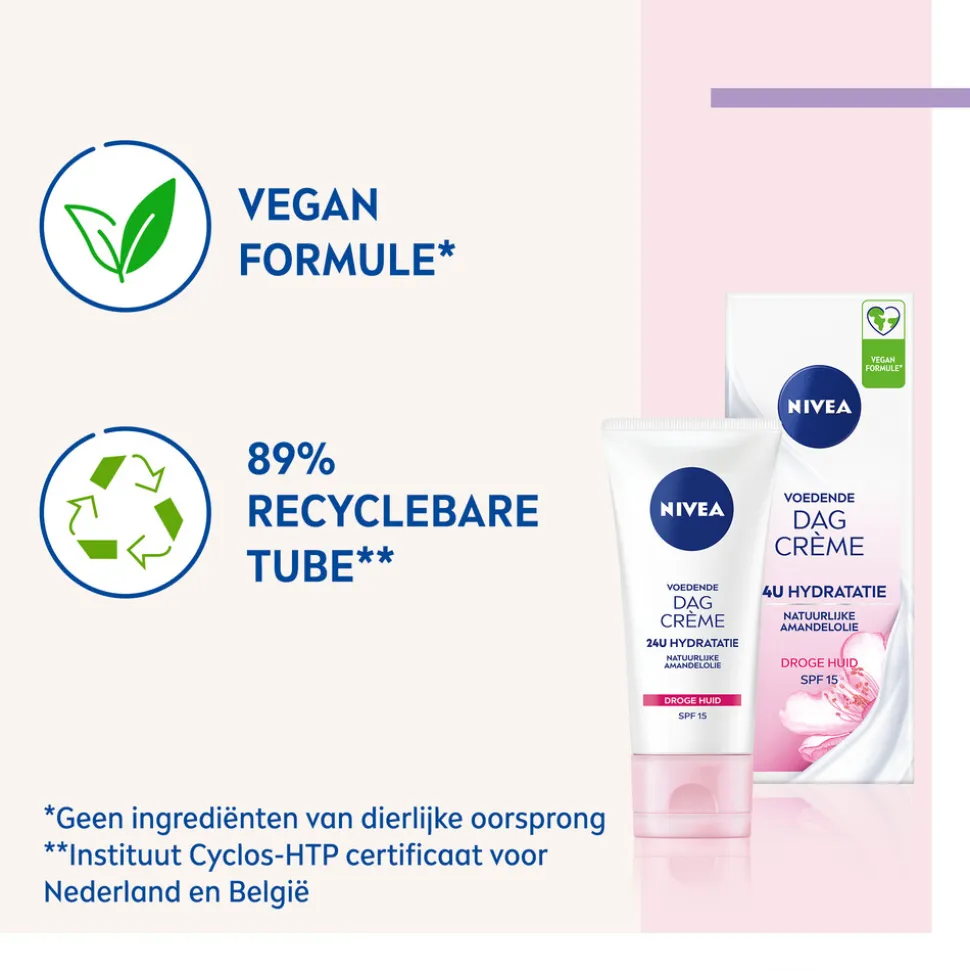 3x NIVEA Dagcrème Voedend SPF 15 50 ml