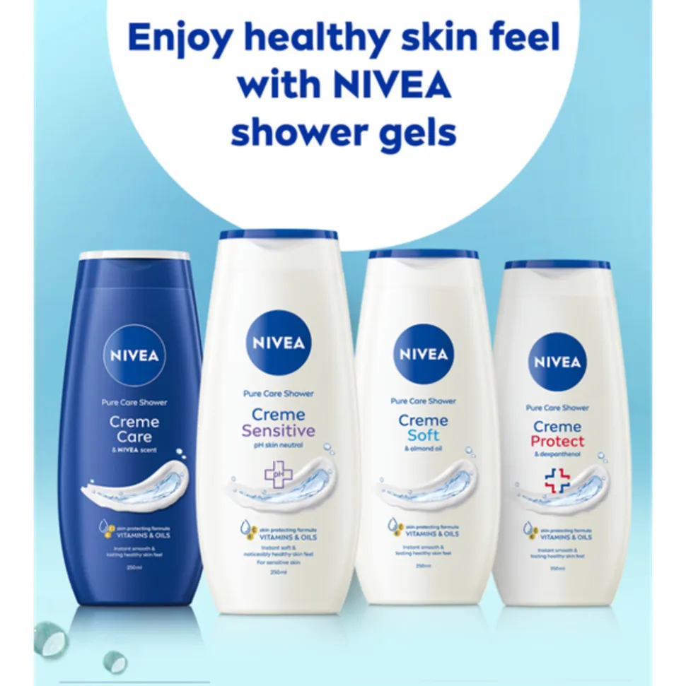 6x NIVEA Douchecrème Protect 250 ml