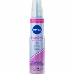 6x NIVEA Haarmousse Diamond Gloss 150 ml