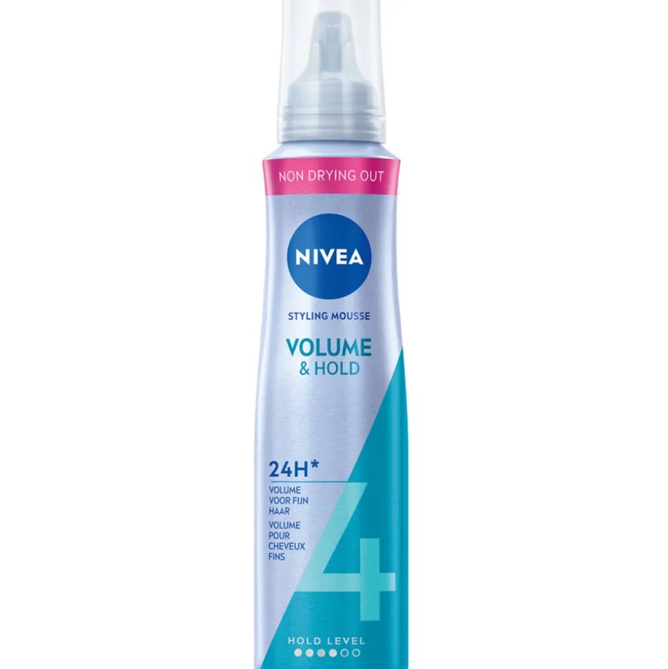 6x NIVEA Haarmousse Volume Care 150 ml
