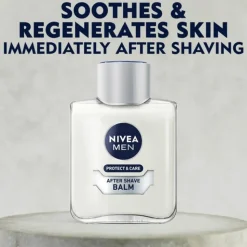 6x NIVEA Men Aftershave Balsem Protect & Care 100 ml