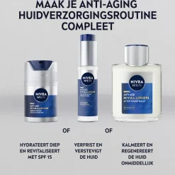 6x NIVEA Men Anti-Age Hyaluron Gezichtcrème SPF 15 50 ml
