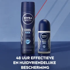 6x NIVEA Men Deodorant Roller Cool Kick 50 ml