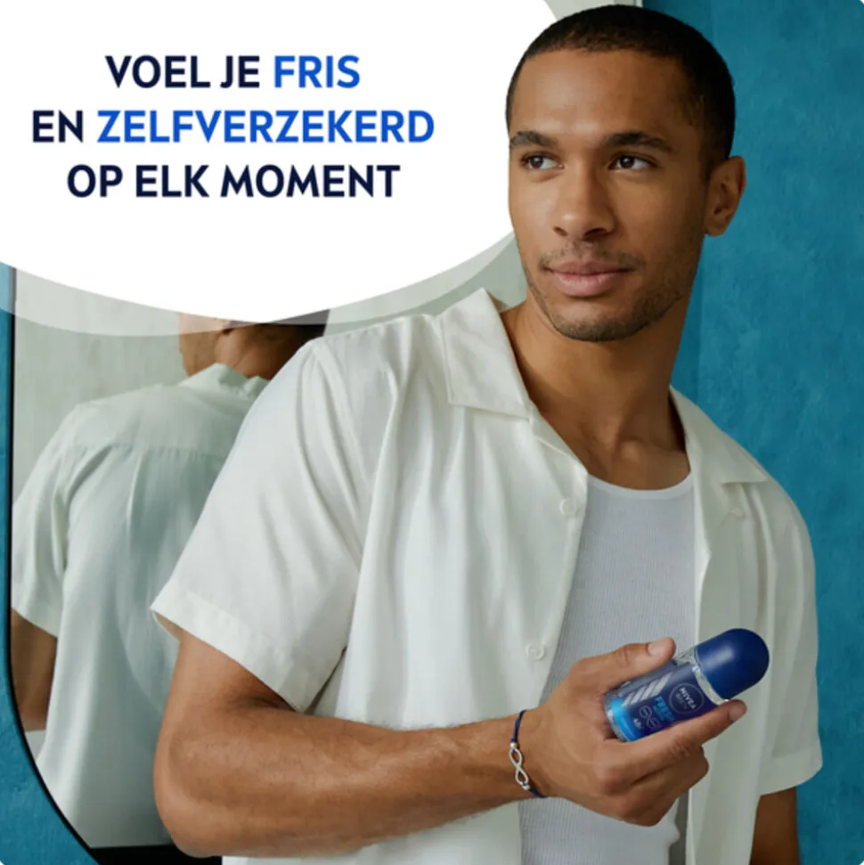 6x NIVEA Men Deodorant Roller Fresh Active 50 ml