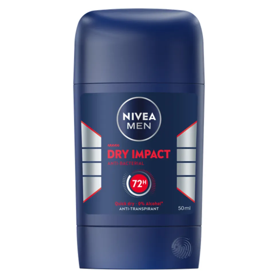 5x NIVEA Men Deodorent Stick Dry Impact 50 ml