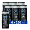 6x NIVEA Men Douchegel Active Clean 250 ml