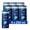 6x NIVEA Men Douchegel Cool Kick 250 ml