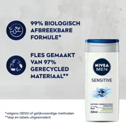 6x NIVEA Men Douchegel Sensitive 250 ml