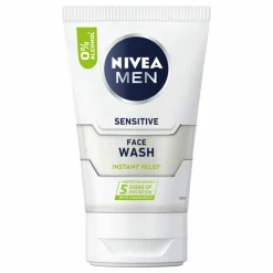 6x NIVEA Men Sensitive Face Wash 100 ml
