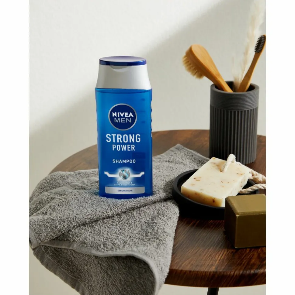 6x NIVEA Men Shampoo Strong Power 250 ml