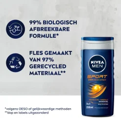 6x NIVEA Men Sport Douchegel 250 ml