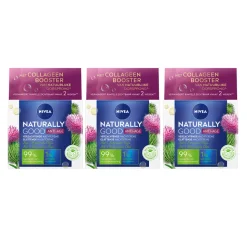 3x NIVEA Naturally Good Nachtcrème Anti-Age 50 ml