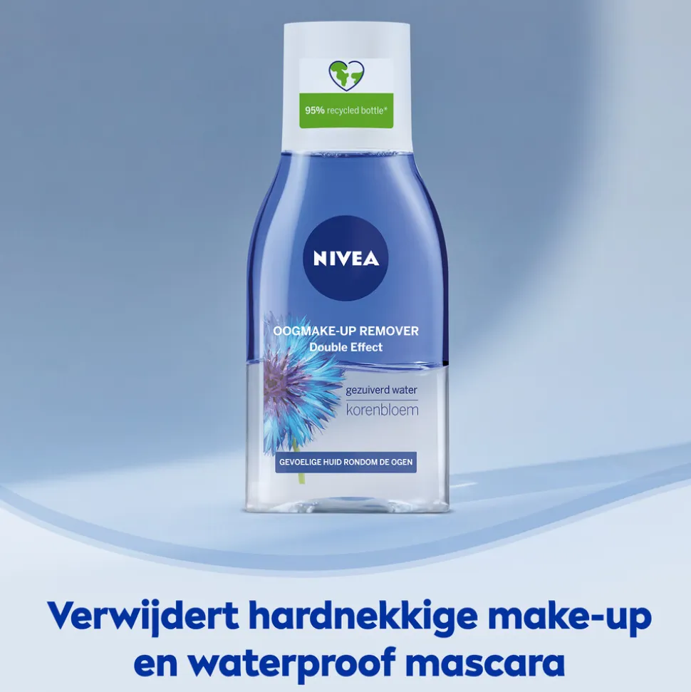 6x NIVEA Oogmake-Up Remover Double Effect Waterproof 125 ml