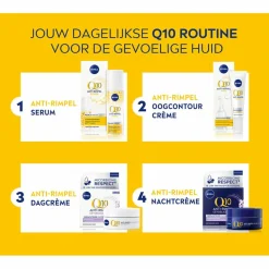 3x NIVEA Q10 Dagcrème Anti-Rimpel Gevoelige Huid SPF 15 50 ml