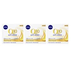 3x NIVEA Q10 Dagcrème Extra Voedend SPF 15 50 ml