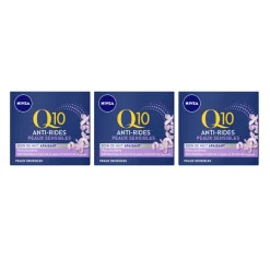 3x NIVEA Q10 Nachtcrème Anti-Rimpel Verstevigend 50 ml