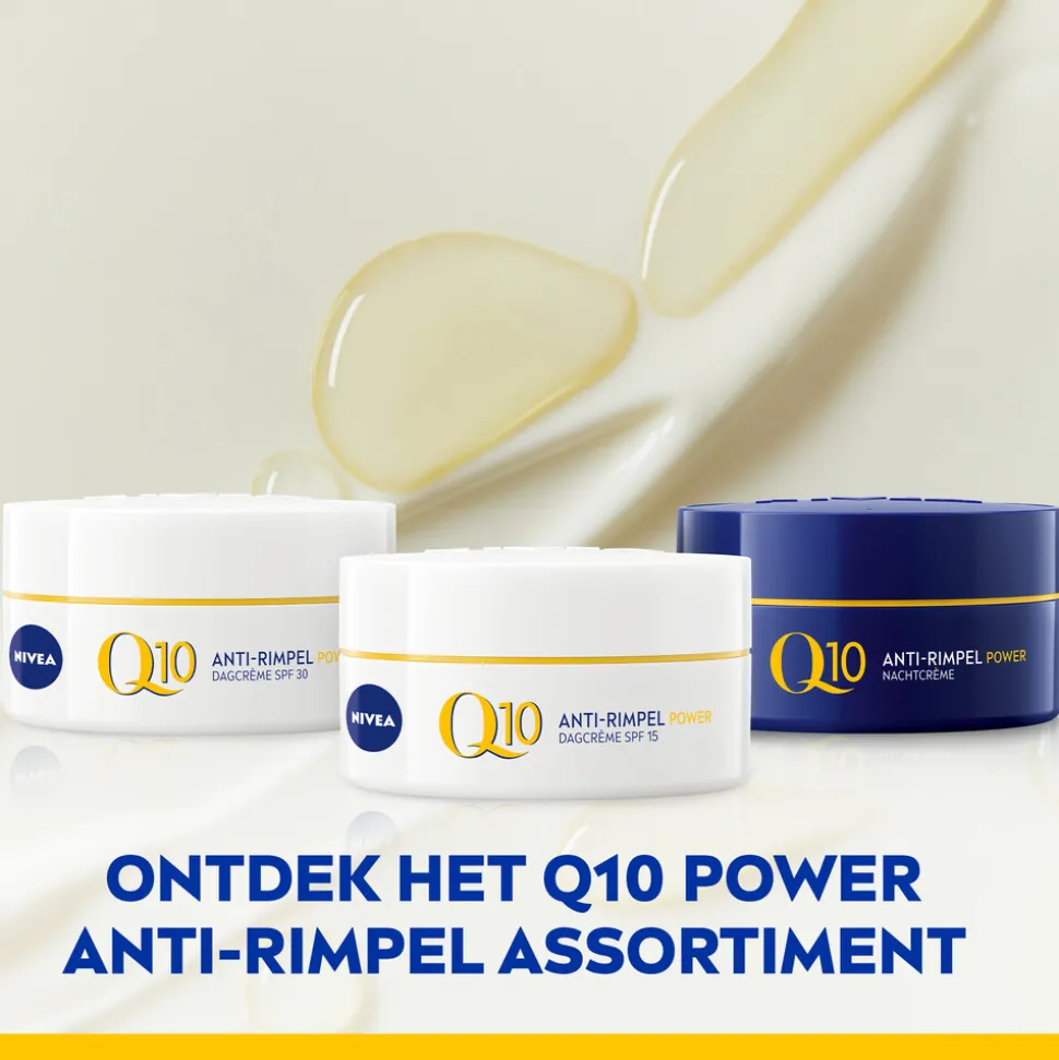 3x NIVEA Q10 Nachtcrème Power Anti-Rimpel 50 ml